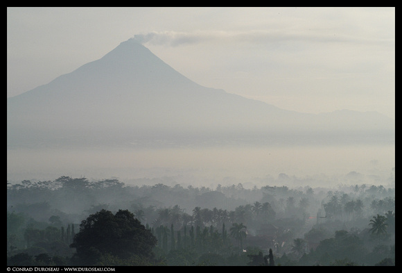 Java - Merapi from Borobudur